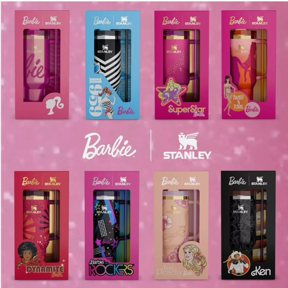 Stanley Barbie Dream Quencher Collection 40oz Complete 8 Cup Set